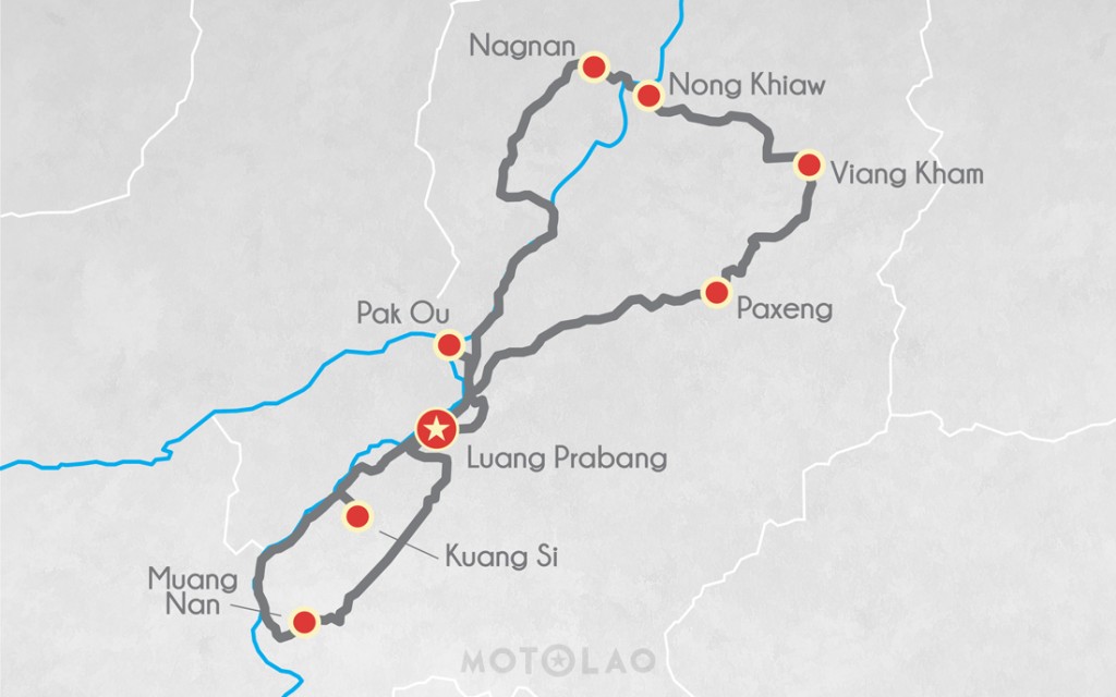 MTO-3-A Motorbike map 3 day tour beginner